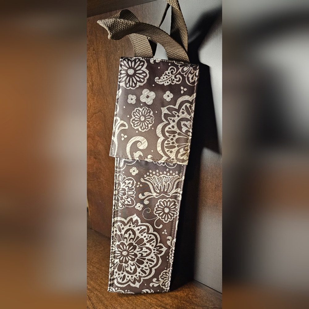 [Thirty-one] Perfect Bottle Thermal ♡♡ Brown Woodblock Floral Design
